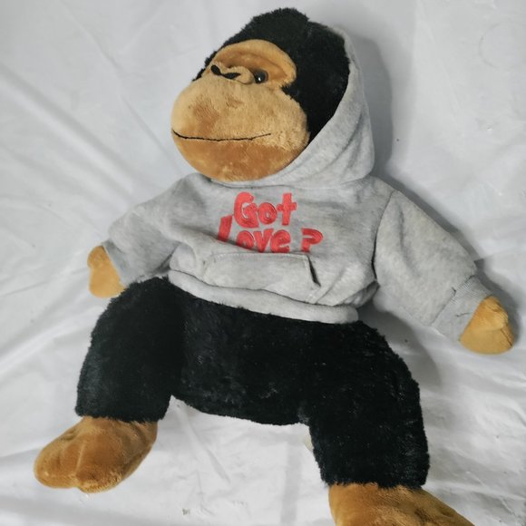 Dan Dee Plush Stuffed Animal Toy Monkey "Got Love?" Valentines Day - Picture 2 of 4